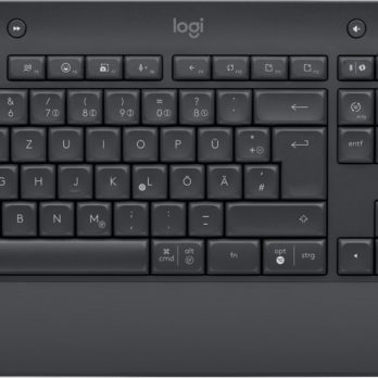 Logitech Signature K650 klawiatura Biuro Bluetooth QWERTZ Niemiecki Grafitowy