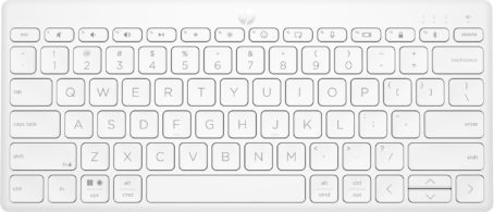 Klawiatura HP 350 Compact Multi-Device Bluetooth Keyboard bezprzewodowa biała 692T0AA