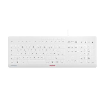 CHERRY Stream klawiatura Uniwersalne USB QWERTZ Niemiecki Szary