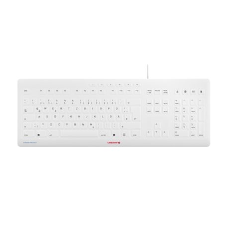CHERRY Stream klawiatura Uniwersalne USB QWERTZ Niemiecki Szary