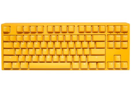 Ducky One 3 TKL klawiatura Gaming USB QWERTY Angielski Żółty