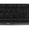 CHERRY JD-7000DE-2 klawiatura Dołączona myszka Dom/Biuro RF Wireless QWERTZ Niemiecki Czarny