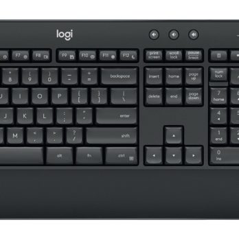 Logitech MK545 ADVANCED Wireless Keyboard and Mouse Combo klawiatura Dołączona myszka Uniwersalne USB QWERTZ Niemiecki Czarny