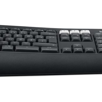 Logitech MK850 Performance klawiatura Dołączona myszka Uniwersalne RF Wireless + Bluetooth QWERTZ Niemiecki Czarny