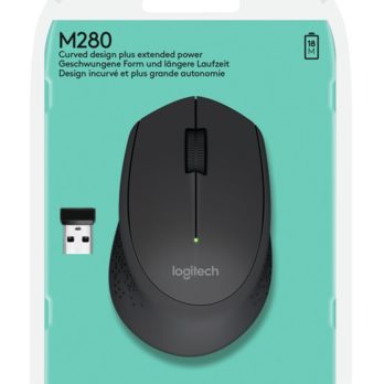 Mysz Logitech M280 910-004287 (optyczna; 1000 DPI; kolor czarny)