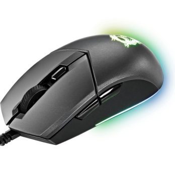 Mysz MSI Clutch GM11 (optyczna; 5000 DPI; kolor czarny)