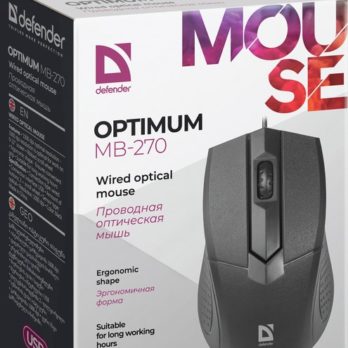 DEFENDER MYSZ OPTIMUM MB-270 OPTICAL 1000dpi 3P