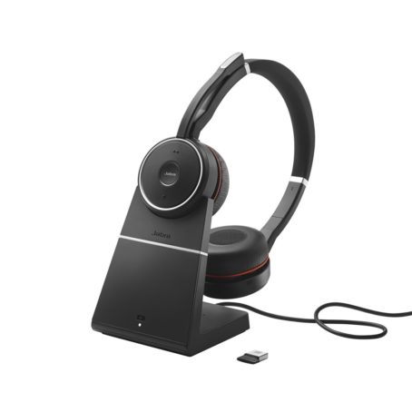 Jabra 7599-842-199 słuchawki/zestaw słuchawkowy Przewodowy i Bezprzewodowy Opaska na głowę Połączenia/muzyka Bluetooth Podstawka do ładowania Czarny