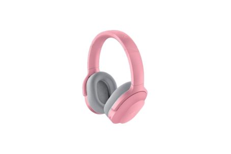 Razer RZ04-03790300-R3M1 słuchawki/zestaw słuchawkowy Bezprzewodowy Opaska na głowę Gaming USB Type-C Bluetooth Szary, Różowy