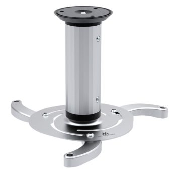 Uchwyt sufitowy do projektora Maclean MC-515 (80 mm – 170 mm; 10 kg; kolor srebrny, kolor szary)