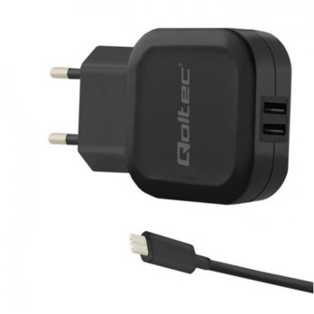 Ładowarka sieciowa Qoltec 50188 (3400 mA; 17W; USB, USB typ C)