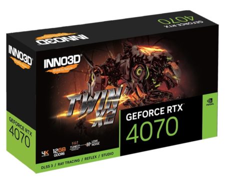 Karta graficzna INNO3D RTX 4070 Twin X2 12 GB