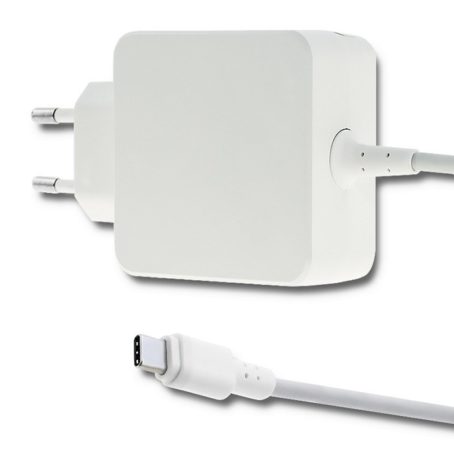 Qoltec 50194 Zasilacz sieciowy 45W | 5-20V | 2-3A | USB C |PD | Biała
