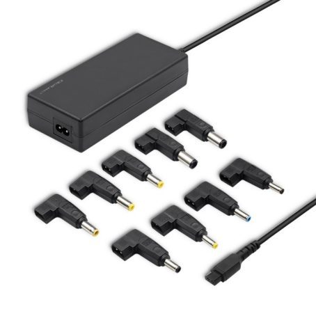Zasilacz Qoltec 50012.90W do notebooka (20 V; 4,5 A, 4,62 A, 4,74 A, 4,9 A; 90W; 11 mm, 4.8 mm, 5.0 mm, 5.5 mm, 6.5 mm, 7.4 mm x 1.7 mm, 2.5 mm, 3.2 mm, 4.2 mm, 4.3 mm, 5 mm)