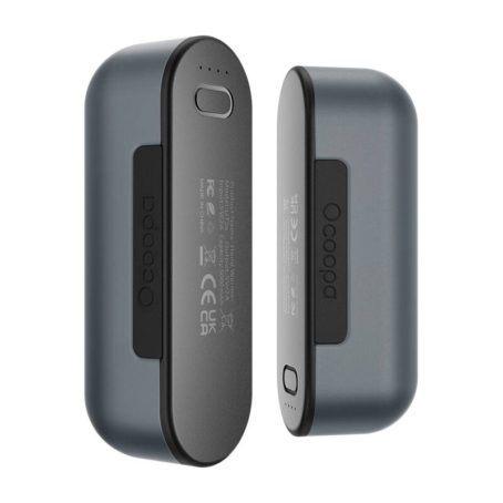 Ogrzewacz do rąk z funkcją powerbanku Ocoopa UT2s 2x5000 mAh, USB-C, szary