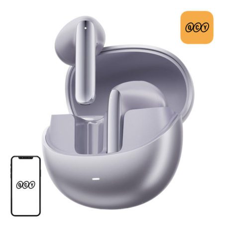 Słuchawki TWS QCY AilyBuds Pro+ HT10 Pro, ANC (fioletowe)