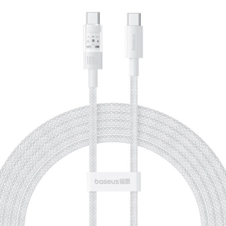 Kabel Baseus Gem Typ C-Typ C 100W 2m (biały)