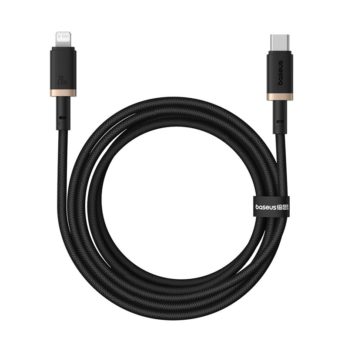 Kabel Baseus Dura Typ C 20W 2m (czarno-złoty)