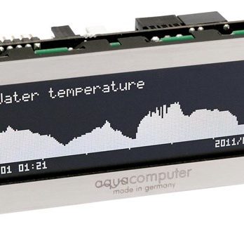 Aqua Computer 53145 regulator prędkości wentylatora LCD Stal nierdzewna