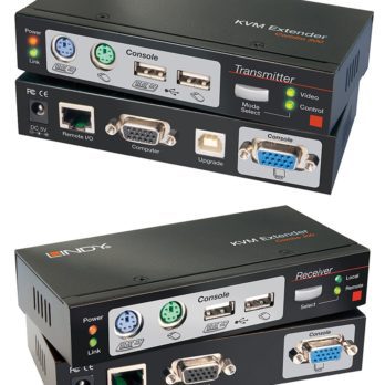 Lindy Cat.5 KVM Extender Combo 300, PS/2, USB i VGA