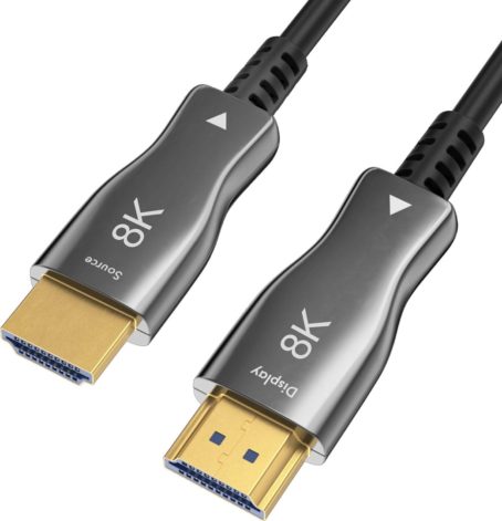 CLAROC KABEL HDMI 2.1 AOC, M/M, 4K@120HZ, 8K@60HZ, 10M, FEN-HDMI-21-10M