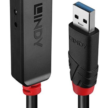 Lindy 43400 huby i koncentratory USB 3.2 Gen 1 (3.1 Gen 1) Type-C 5000 Mbit/s Czarny