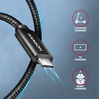 Axagon BUCM4X-CM10AB kabel USB USB 3.2 Gen 2×2 1 m USB C Czarny