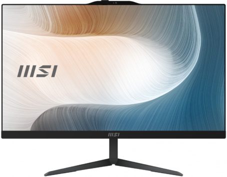 MSI AIO Modern AM242 1M-1219EU Core 5 120U 23,8" IPS LED FHD Non-Touch Anti-Glare 8GB SSD512GB M.2 AX211 WiFi 6E No Kb+M Windows 11 Pro Black