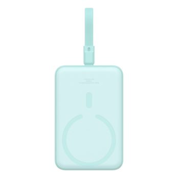 Powerbank Baseus Magnetic Mini Air Wireless 10000mAh 20W+kabel USB C-USB C (peppermint blue)