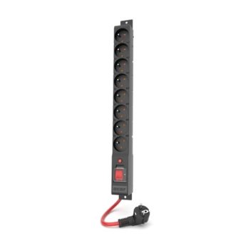 LISTWA ZASILAJĄCA ACAR R8 POWER 3M 8X 230V PL CZARNA 16A