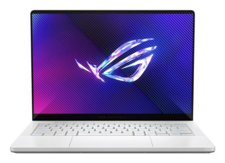 ASUS ROG Zephyrus G14 GA403UV-QS026W Ryzen 9 8945HS 14"3K OLED 500nits Glossy 16GB LPDDR5X 6400 SSD1TB GeForce RTX 4060 8GB WLAN+BT Cam1080p 75WHrs Win11 Platinum White