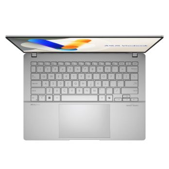 ASUS Vivobook S 14 M5406WA-PP059W Ryzen AI 9 365 14.0″ 3K 120Hz 400nits Glossy 32GB LPDDR5X SSD1TB Radeon 880M Graphics WLAN+BT Cam 75WHrs Win11 Cool Silver