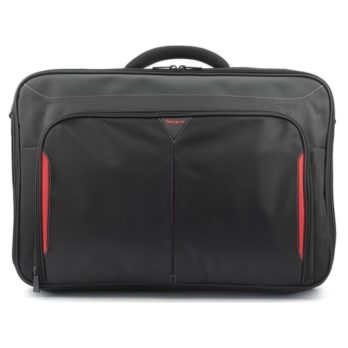 DELL Classic+ torba na notebooka 45,7 cm (18″) Aktówka Czarny, Czerwony