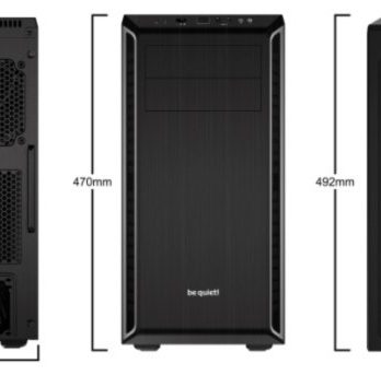 Obudowa BE QUIET! Pure Base 600 BG022 (ATX, Mini ATX, Mini ITX; kolor czarny)