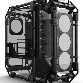 Alphacool Apex Pro Skeleton Full Tower Czarny, Węgiel