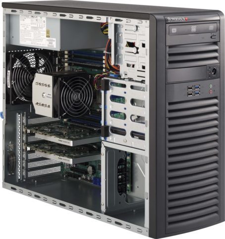 Supermicro SC732 D4-903B - wieża - udv