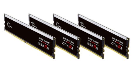 G.SKILL ZETA R5 INTEL DDR5 ECC-R 4X32GB 6400MHZ CL32 F5-6400R3239G32GQ4-ZR5K