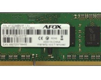 AFOX SO-DIMM DDR3 8GB 1600MHZ AFSD38BK1P