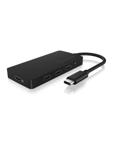 ICY BOX IB-HUB1429-CPD USB 3.2 Gen 2 (3.1 Gen 2) Type-C 10000 Mbit/s Czarny