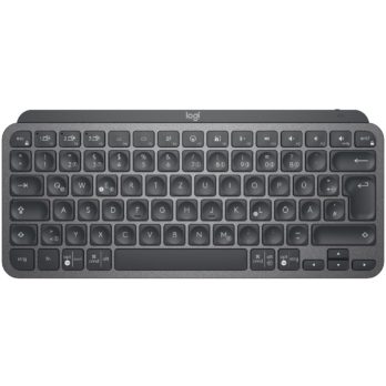 Logitech MX Keys Mini klawiatura Biuro RF Wireless + Bluetooth QWERTZ Niemiecki Grafitowy