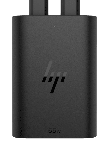 Zasilacz sieciowy HP 65W GaN Laptop Charger 2xUSB-C czarny 600Q7AA