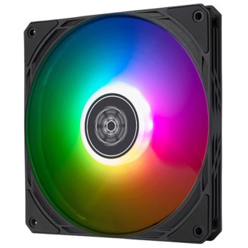 Silverstone SST-AS140B-ARGB system chłodzenia komputerów Obudowa komputera Wentylator 14 cm Czarny 1 szt.