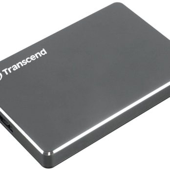 Zewnętrzny dysk twardy TRANSCEND StoreJet 1TB USB 3.1 Iron Grey