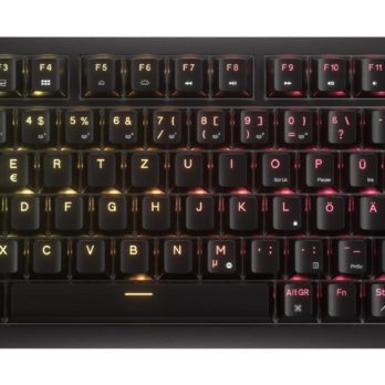 Bezprzewodowa klawiatura do gier TKL Corsair K65 Plus, TKL (75%), Corsair MLX Fusion -, ISO (DE)