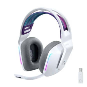 Logitech G 981-000883 słuchawki/zestaw słuchawkowy Bezprzewodowy Opaska na głowę Gaming Biały