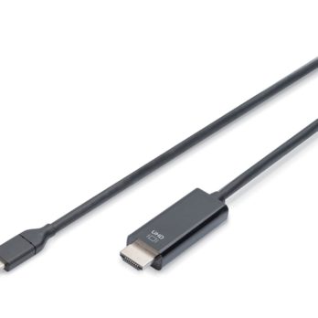 Kabel USB C/HDMI M/M czarny 5m USB 3.1 SuperSpeed+ 4K 60Hz
