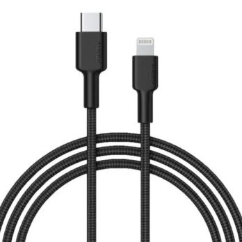 AUKEY KABEL USB-C – LIGHTNING MFI 27W OPLOT 1,8M