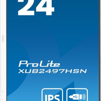 Płaski ekran iiyama 24 XUB2497HSN-W2 HDMI DP USB USB-C – 60,5 cm