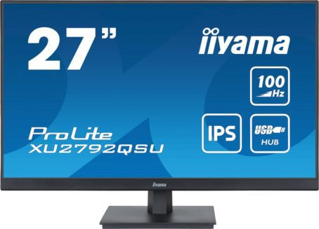 iiyama ProLite monitor komputerowy 68,6 cm (27") 2560 x 1440 px Dual WQHD LED Czarny