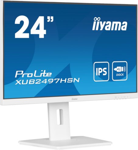 Monitor IIYAMA XUB2497HSN-W1 23.8inch IPS FHD 100Hz 250cd/m2 1ms HDMI DP Speakers